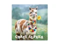 Podkładka ceramiczno-korkowa, kwadratowa pod kubek - Alpaki (CARMANI)