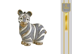 Mała zebra, ceramiczna figurka (DE ROSA)