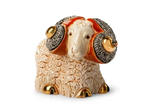 Baran, ceramiczna figurka (DE ROSA)