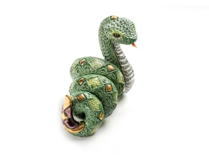 Wąż, ceramiczna figurka (DE ROSA)