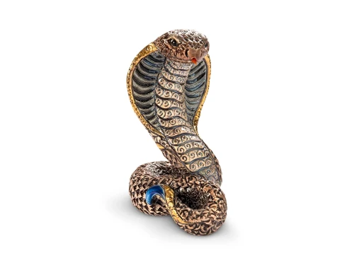 Kobra, ceramiczna figurka (DE ROSA)