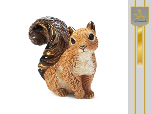 Wiewiórka, ceramiczna figurka (DE ROSA)