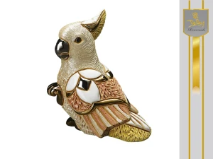 Kakadu, ceramiczna figurka (DE ROSA)