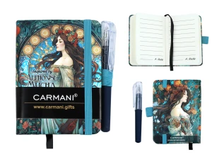 Notes A7 - inspirowany malarstwem A. Mucha (CARMANI)