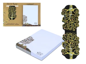 Kpl. Notes magnetyczny i magnes - G. Klimt, Drzewo życia (CARMANI)