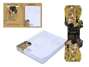 Kpl. Notes magnetyczny i magnes - G. Klimt, Pocałunek (CARMANI)