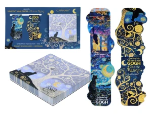 Kpl. Notes magnetyczny i 2 zakładki magnetyczne - Inspirowane malarstwem V. van Gogh (CARMANI)