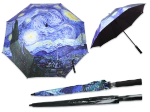 WYSYŁKA TYLKO POD ADRES...parasol automatyczny - V. van Gogh, Gwiaździsta noc (CARMANI)