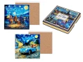 Kpl. 4 Podkładek ceramicznych - Inspirowane malarstwem V. van Gogh (mix 2 wzorów)(CARMANI)