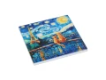 Kpl. 4 Podkładek ceramicznych pod kubek inspirowanych malarstwem V. van Gogh (CARMANI)