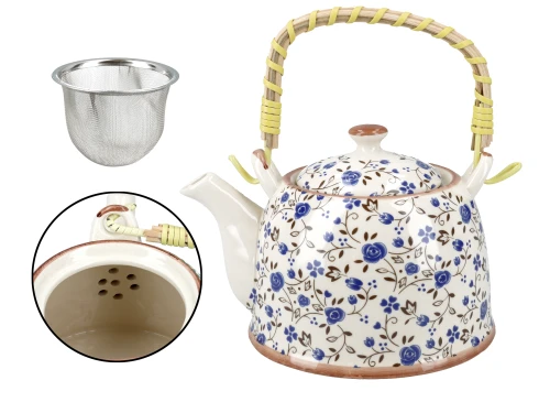 Czajnik ceramiczny z zaparzaczem