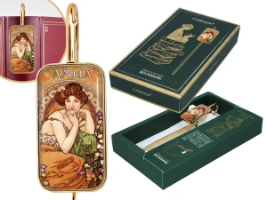 Zakładka do książki - A. Mucha, Kamienie Szlachetne, Topaz (CARMANI)
