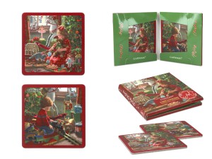 Kpl. 2 podkładek korkowych - Boże Narodzenie (CARMANI)