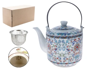 Czajnik ceramiczny z zaparzaczem