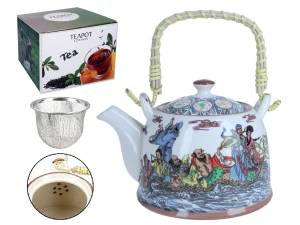 Czajnik ceramiczny z zaparzaczem