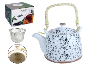 Czajnik ceramiczny z zaparzaczem