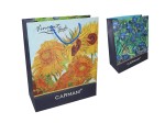 Torebka prezentowa - V. van Gogh, Irysy, Słoneczniki (CARMANI)