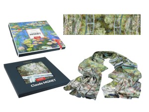 Szal - C. Monet, Staw z nenufarami (CARMANI)