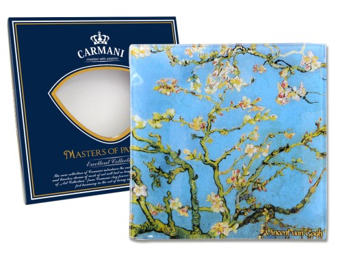 Carmani, talerz dekoracyjny Van Gogh - Kwitnący migdałowiec