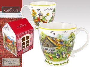 Carmani, kubek - Wiejska zagroda/Życie na Wsi