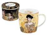 Carmani, kubek w puszce - G. Klimt. Adela - kremowe tło