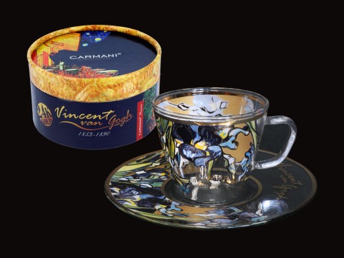 Carmani, filiżanka espresso - V. Van Gogh. Irysy