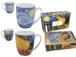 Carmani, kpl. 2 kubków - Van Gogh. Taras kawiarni nocą i Gwiaździsta Noc