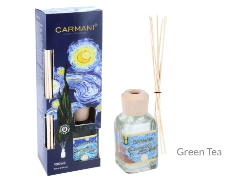 Carmani, dyfuzor zapach van Gogh - Green Tea 100ml