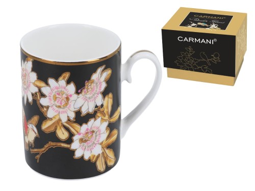 Carmani, kubek - Paradise Flowers, kwiaty i ptaki